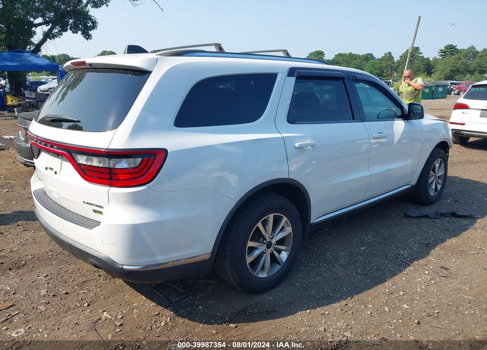 2014 DODGE DURANGO LIMITED VIN: 1C4RDJDG2EC596033