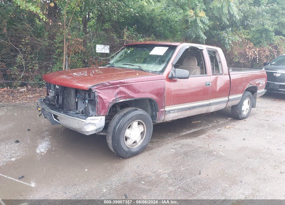 1998 GMC SIERRA 1500 SL WIDESIDE VIN: 2GTEK19RXW1509095