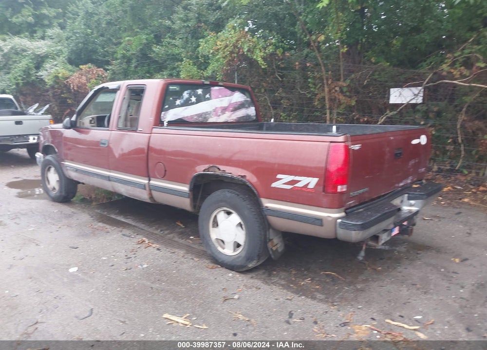 1998 GMC SIERRA 1500 SL WIDESIDE VIN: 2GTEK19RXW1509095