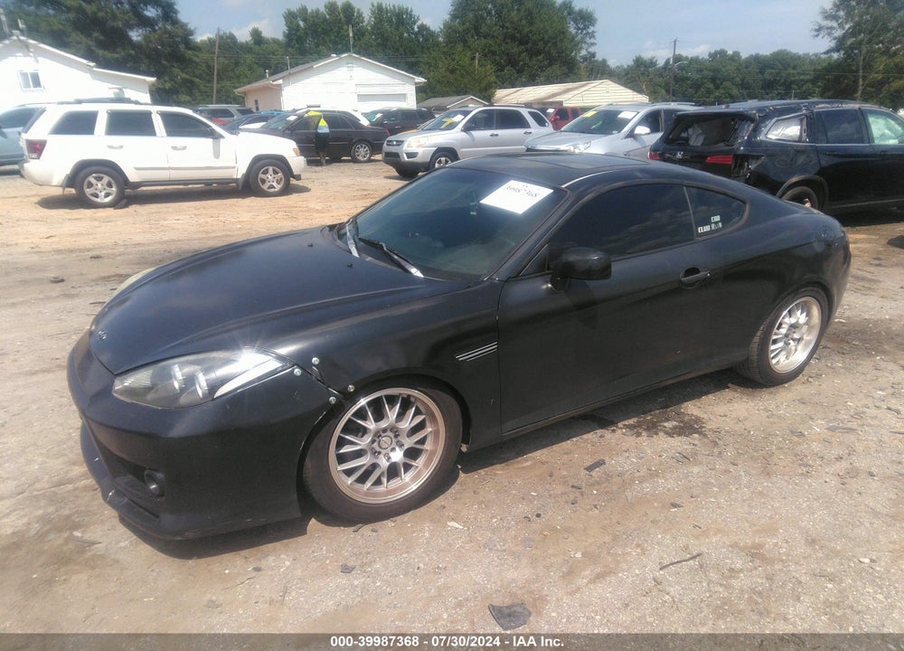 2007 HYUNDAI TIBURON GS VIN: KMHHM66D27U245868