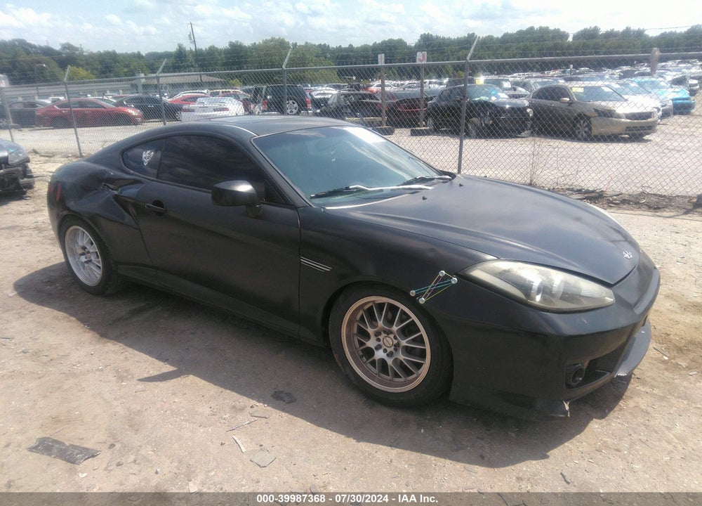 2007 HYUNDAI TIBURON GS VIN: KMHHM66D27U245868