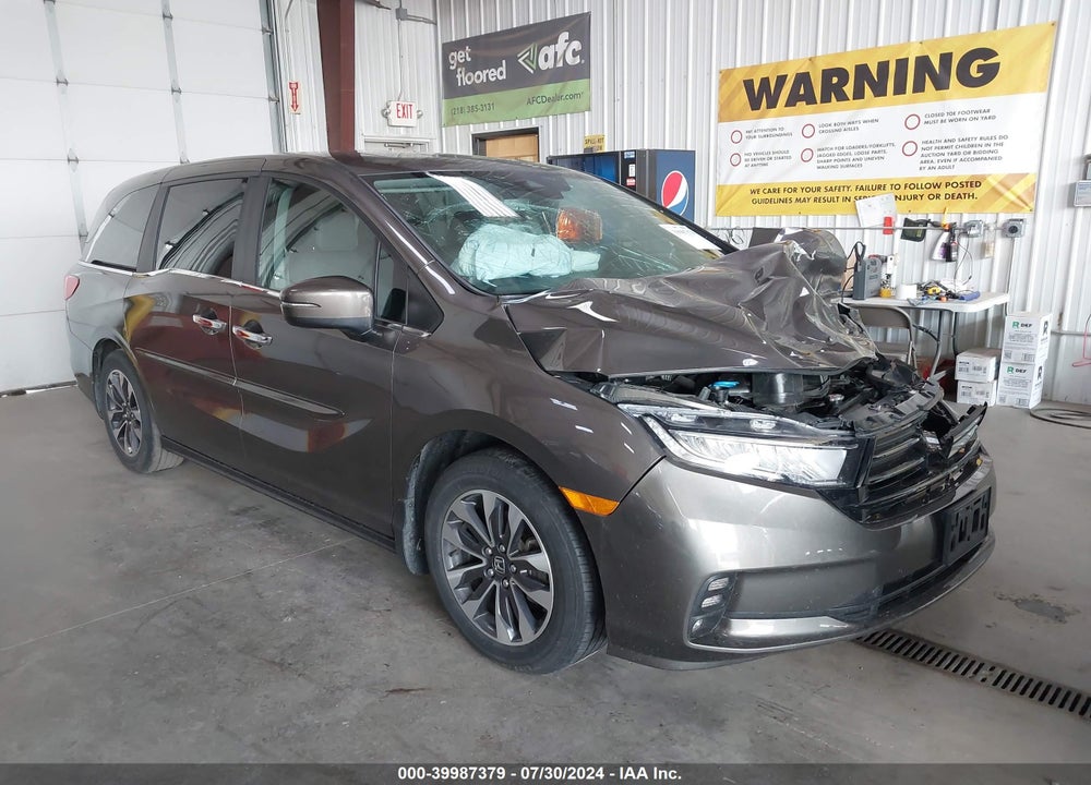 2021 HONDA ODYSSEY EX-L VIN: 5FNRL6H78MB030700