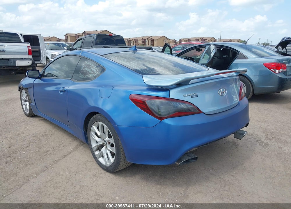2013 HYUNDAI GENESIS 3.8 TRACK VIN: KMHHU6KJ6DU095058