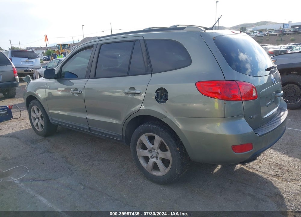 2007 HYUNDAI SANTA FE LIMITED/SE VIN: 5NMSH13E37H004214