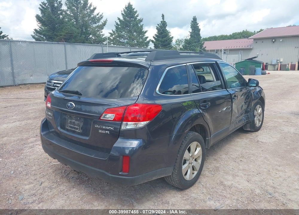 2010 SUBARU OUTBACK 3.6R LIMITED VIN: 4S4BREKC3A2368791