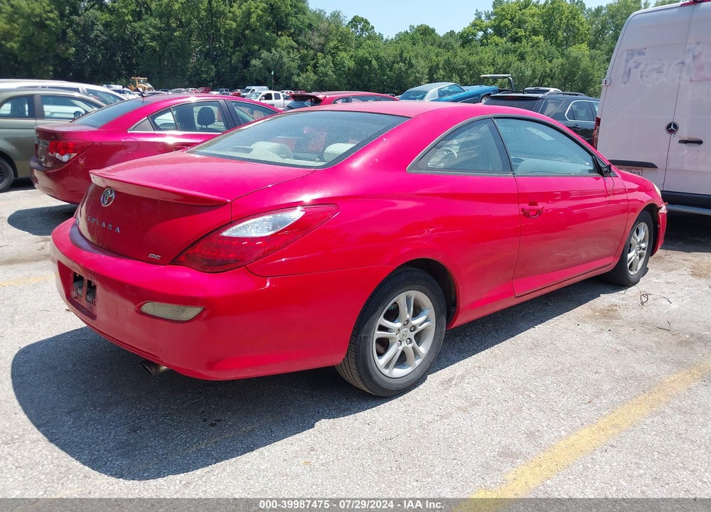 2007 TOYOTA CAMRY SOLARA SE VIN: 4T1CE30PX7U752638