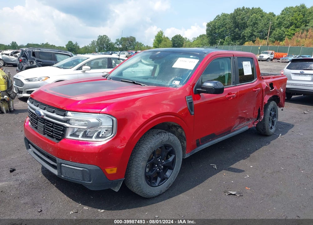 2022 FORD MAVERICK LARIAT VIN: 3FTTW8F92NRA84460