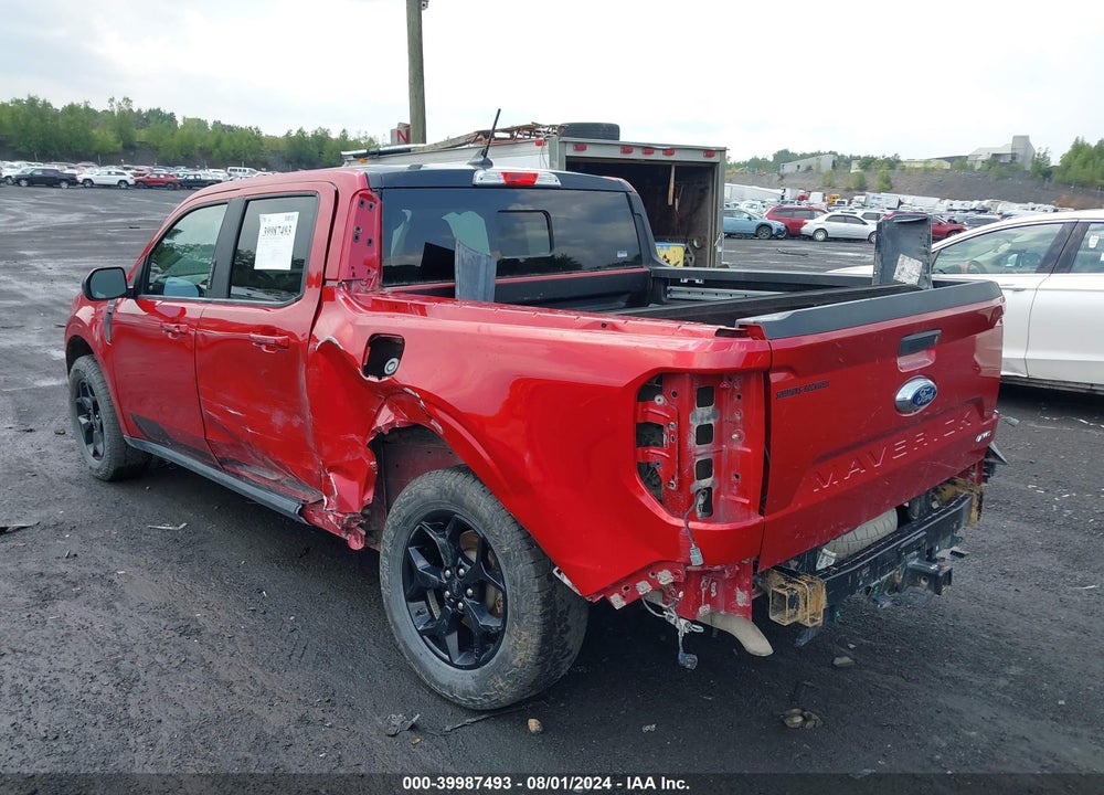 2022 FORD MAVERICK LARIAT VIN: 3FTTW8F92NRA84460