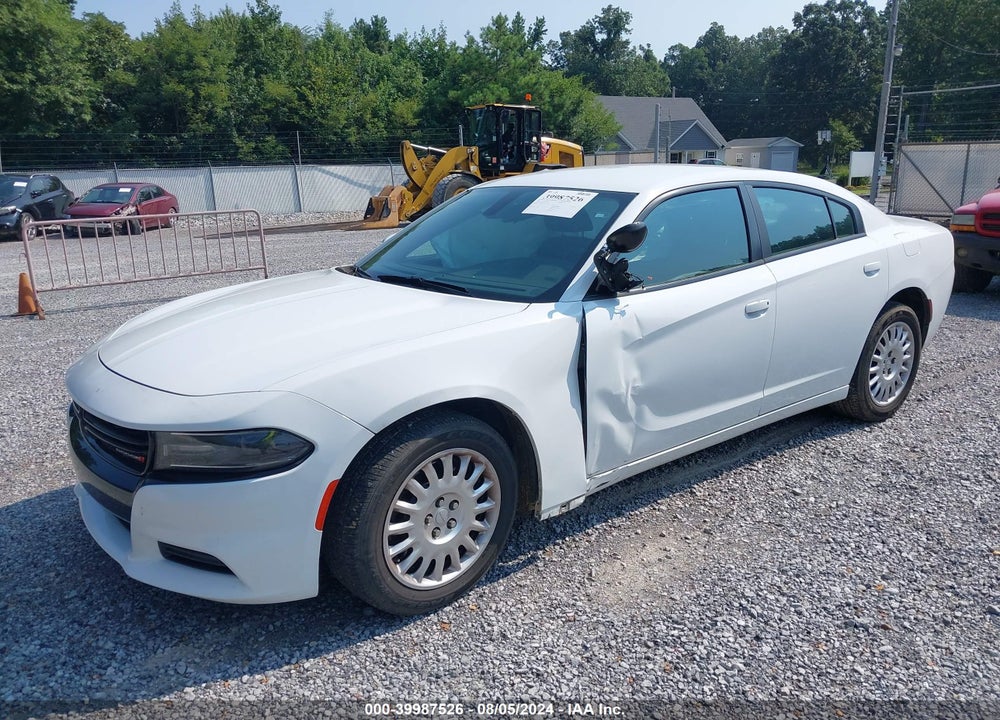 2016 DODGE CHARGER POLICE VIN: 2C3CDXKT8GH111035