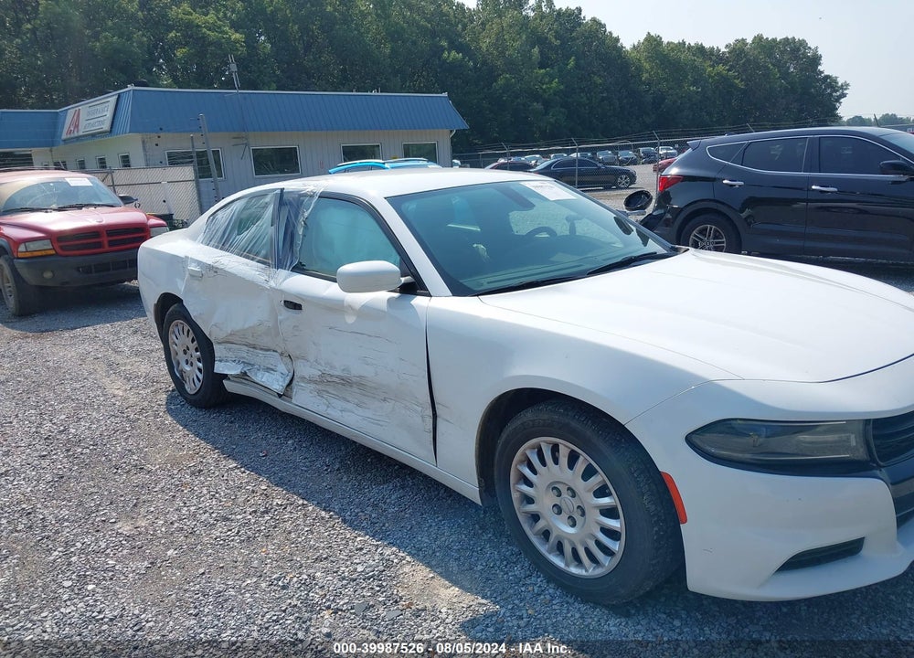 2016 DODGE CHARGER POLICE VIN: 2C3CDXKT8GH111035