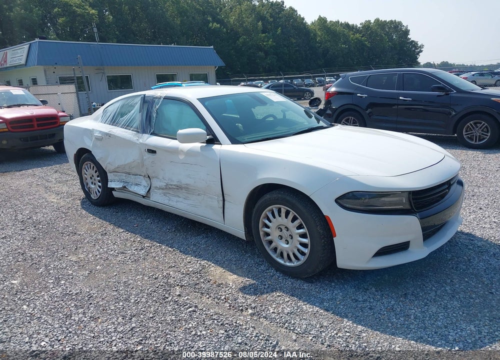 2016 DODGE CHARGER POLICE VIN: 2C3CDXKT8GH111035