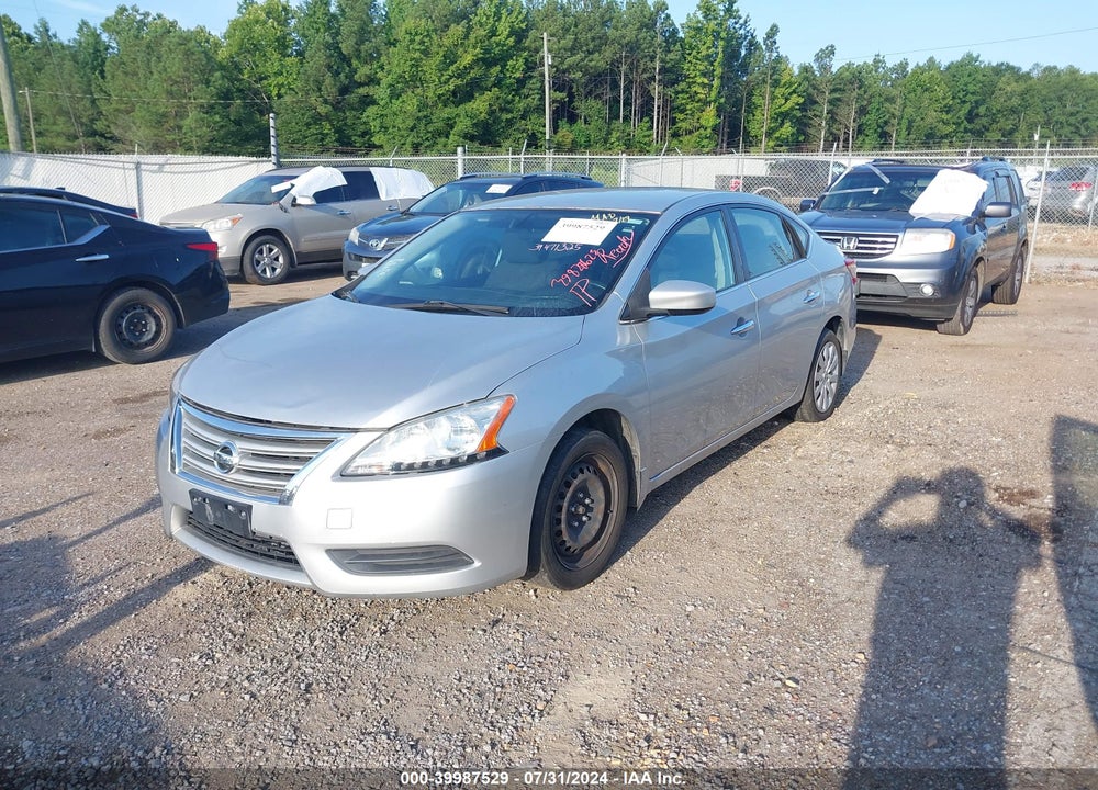 2015 NISSAN SENTRA SV VIN: 3N1AB7AP4FY363776