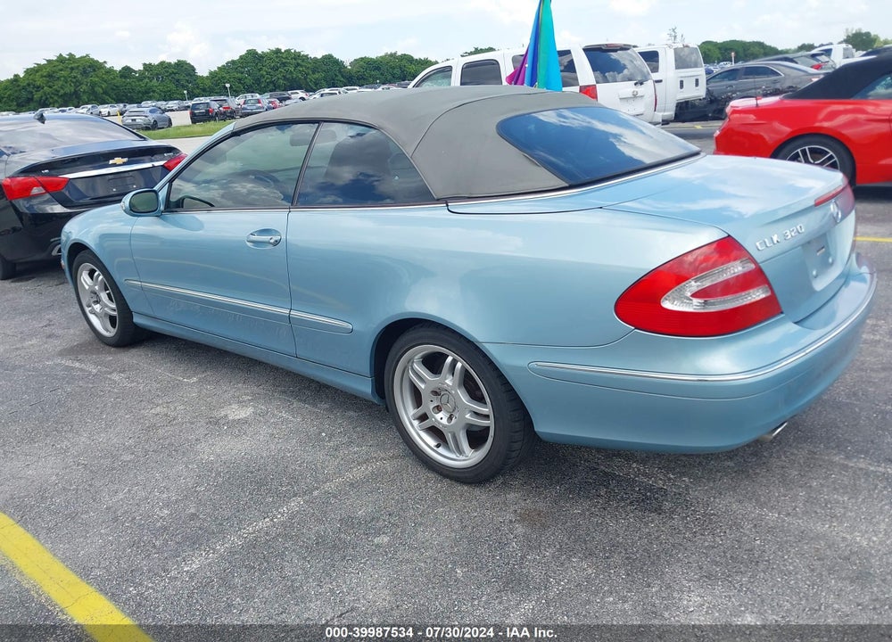2004 MERCEDES-BENZ CLK 320 VIN: WDBTK65G74T020975