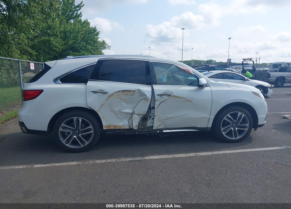2017 ACURA MDX ADVANCE PACKAGE VIN: 5FRYD4H82HB039516
