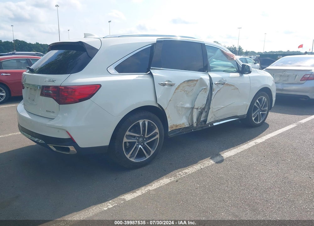 2017 ACURA MDX ADVANCE PACKAGE VIN: 5FRYD4H82HB039516