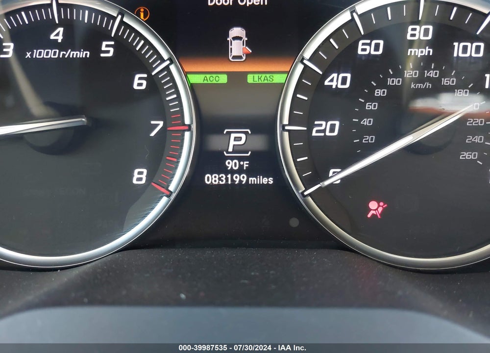 2017 ACURA MDX ADVANCE PACKAGE VIN: 5FRYD4H82HB039516