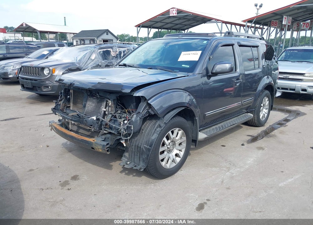 2012 NISSAN PATHFINDER LE VIN: 5N1AR1NB9CC634593