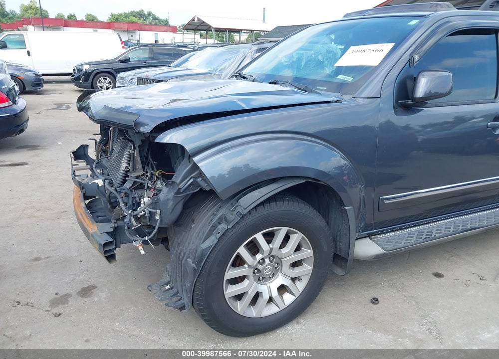 2012 NISSAN PATHFINDER LE VIN: 5N1AR1NB9CC634593