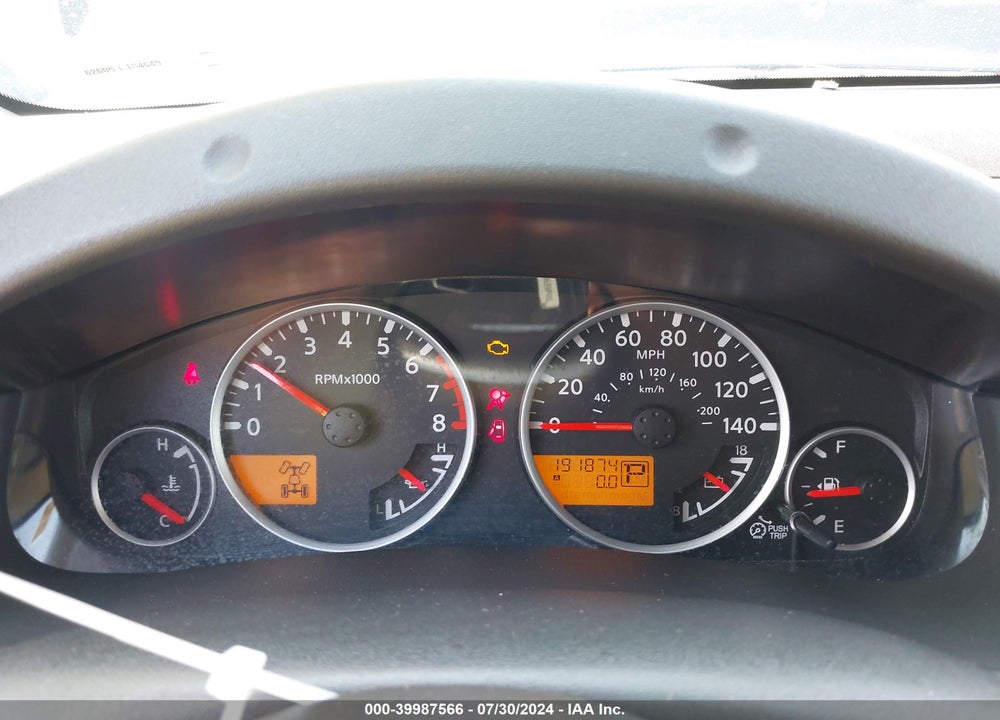 2012 NISSAN PATHFINDER LE VIN: 5N1AR1NB9CC634593