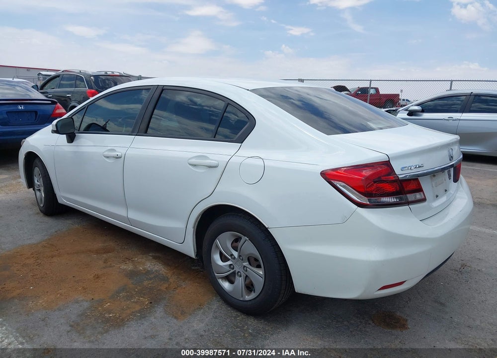 2015 HONDA CIVIC LX VIN: 19XFB2F58FE093286