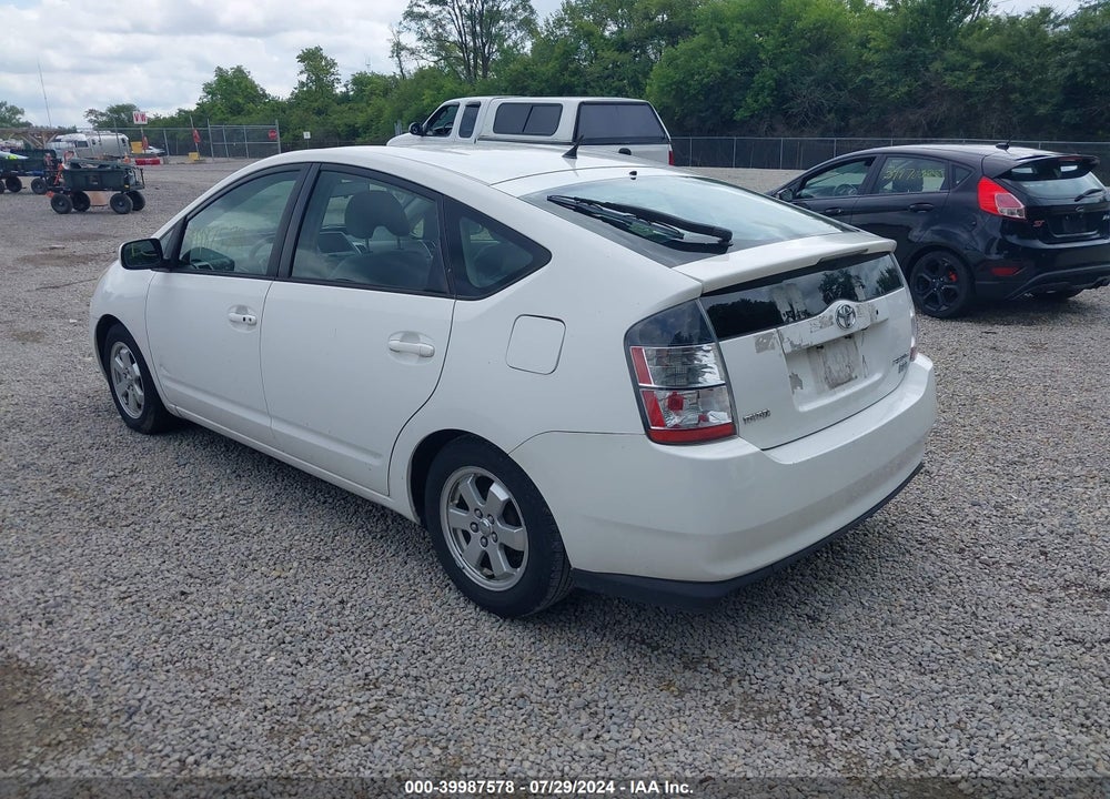 2005 TOYOTA PRIUS VIN: JTDKB20U853050961