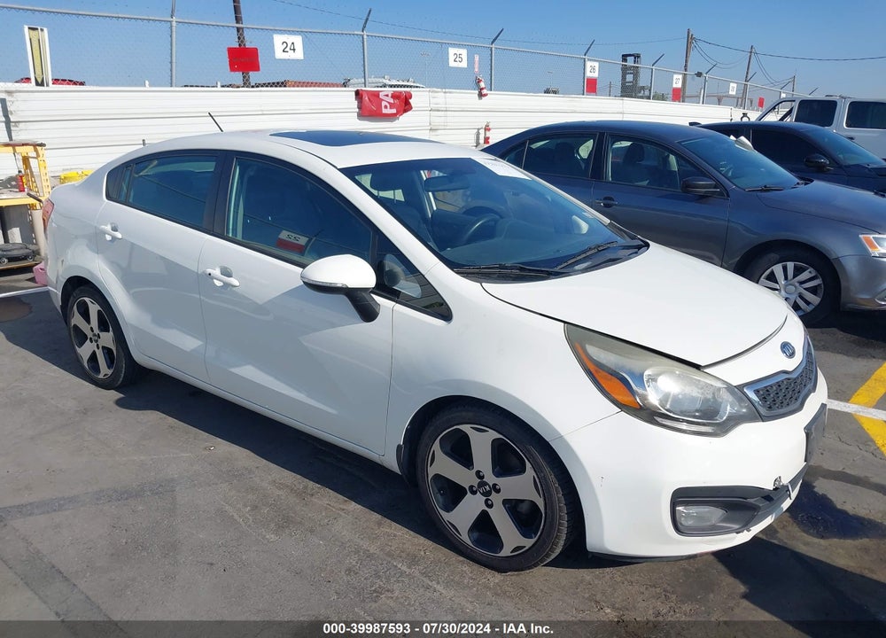 2012 KIA RIO SX VIN: KNADN4A30C6055632