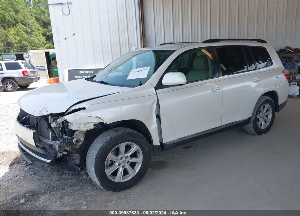 2012 TOYOTA HIGHLANDER SE VIN: 5TDZA3EH2CS023981