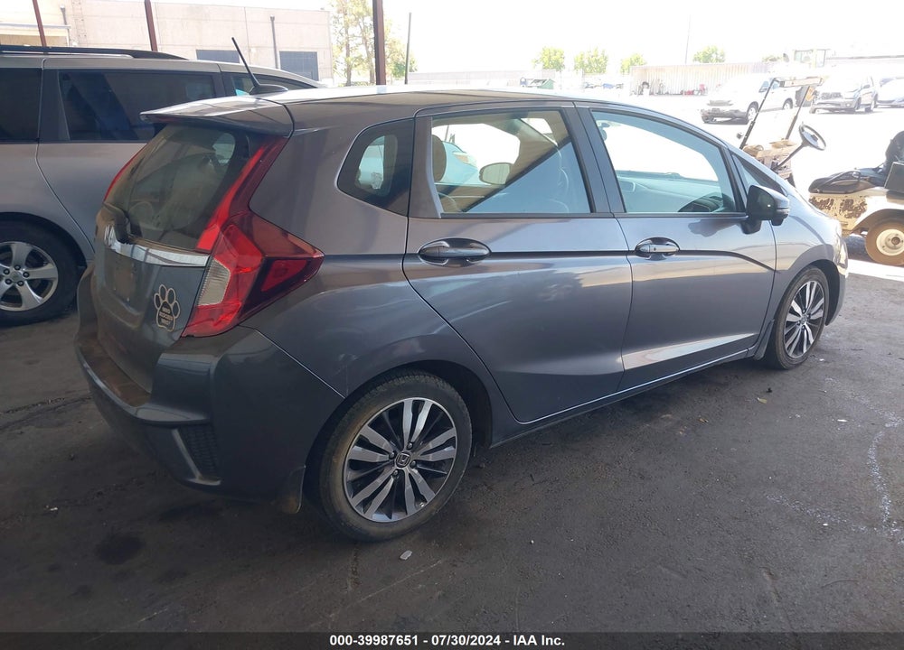 2016 HONDA FIT EX-L VIN: 3HGGK5H98GM701838