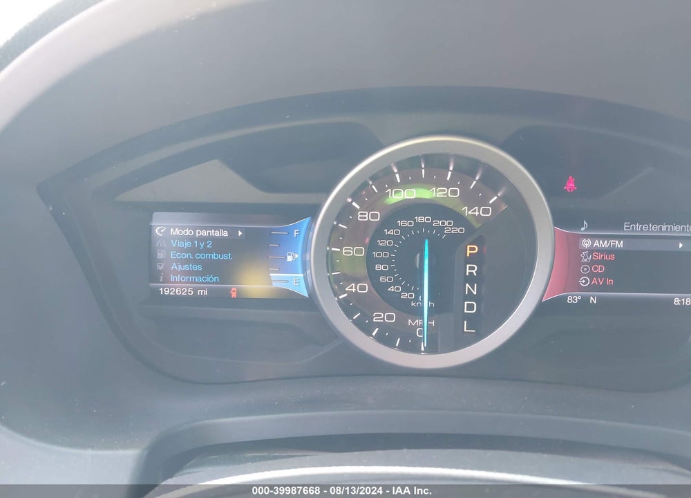 2013 FORD EXPLORER XLT VIN: 1FM5K7D98DGA45925