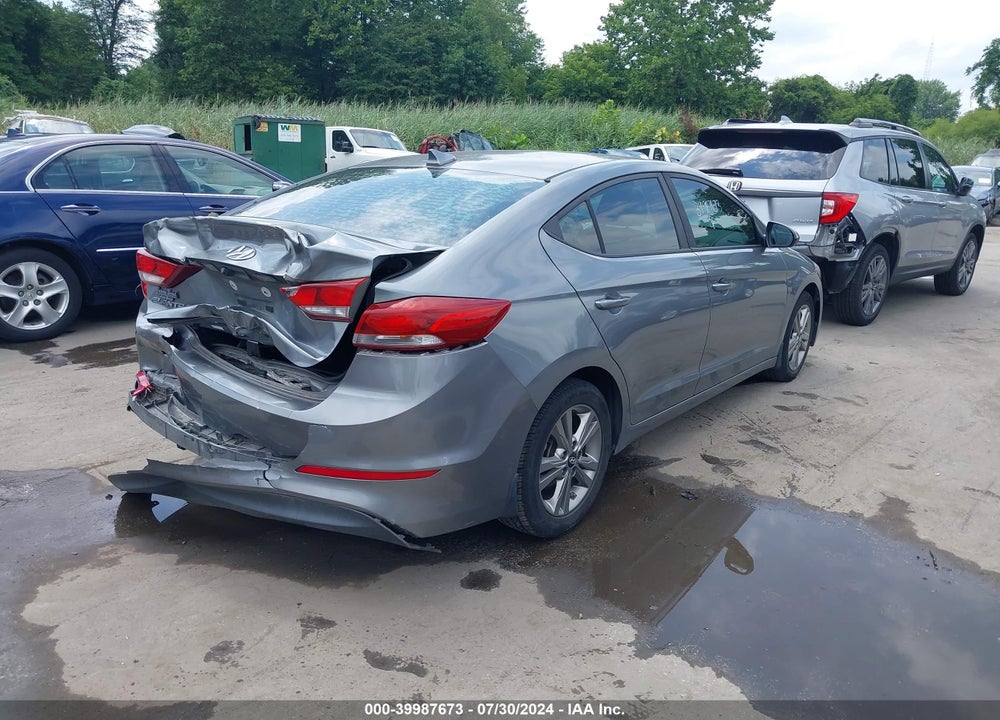 2018 HYUNDAI ELANTRA SEL VIN: KMHD84LF4JU451102
