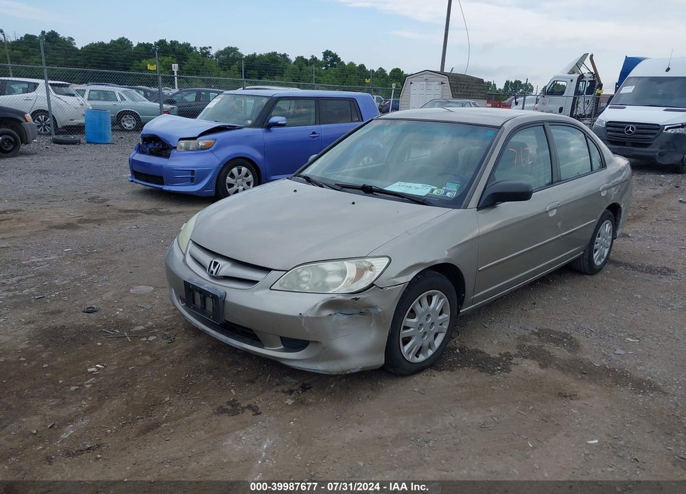 2004 HONDA CIVIC LX VIN: 2HGES15514H582946