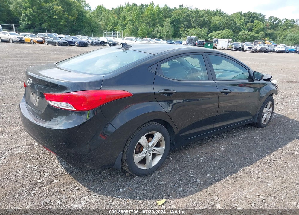 2013 HYUNDAI ELANTRA GLS VIN: 5NPDH4AE6DH168200