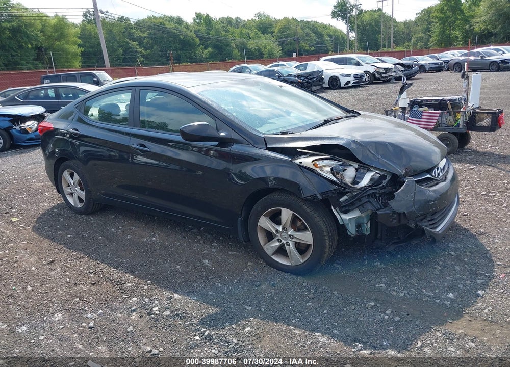 2013 HYUNDAI ELANTRA GLS VIN: 5NPDH4AE6DH168200