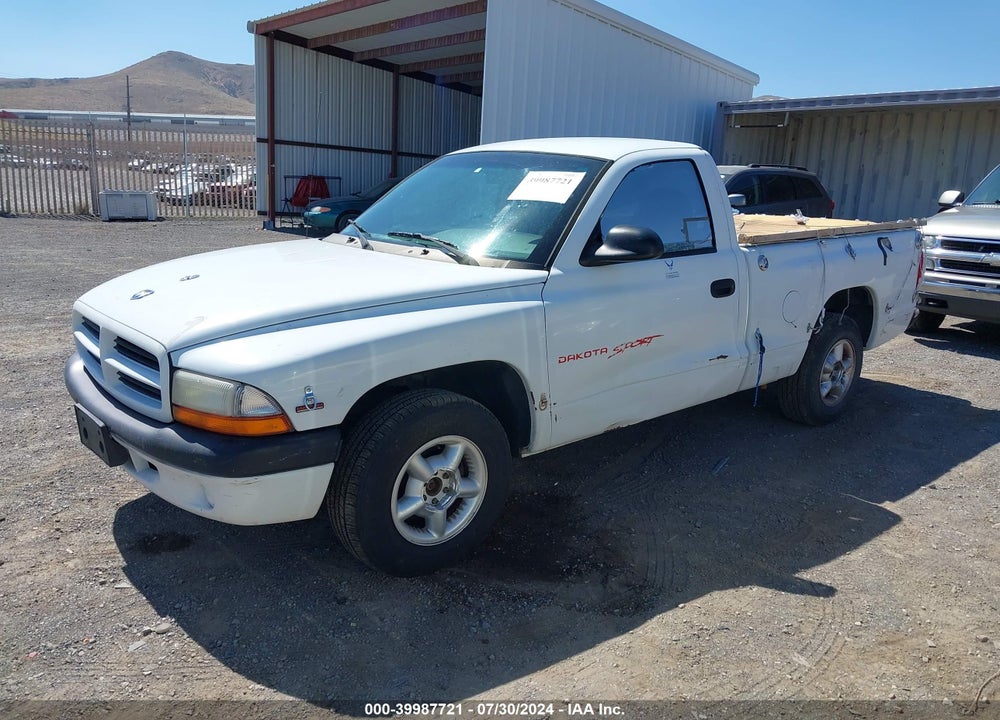 1999 DODGE DAKOTA SPORT VIN: 1B7FL26P5XS315473