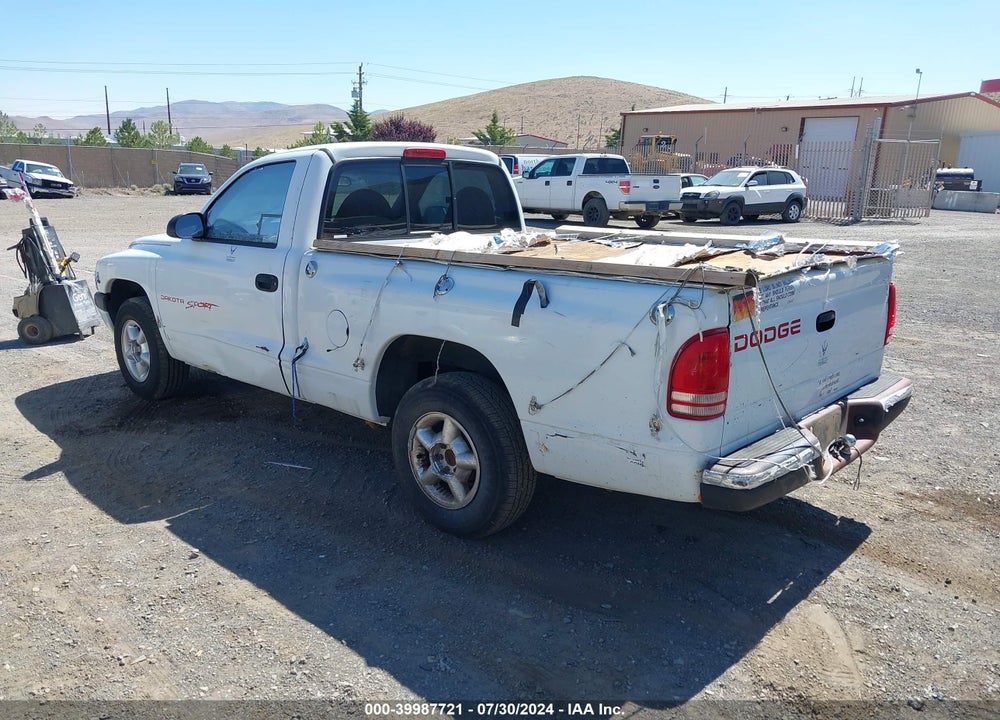 1999 DODGE DAKOTA SPORT VIN: 1B7FL26P5XS315473