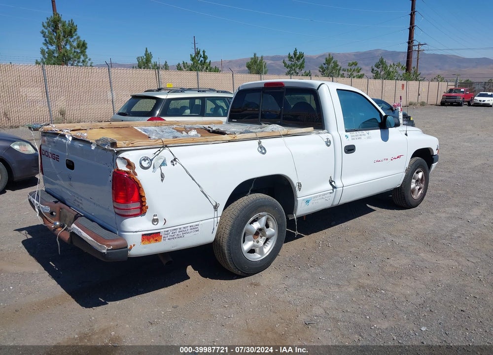 1999 DODGE DAKOTA SPORT VIN: 1B7FL26P5XS315473
