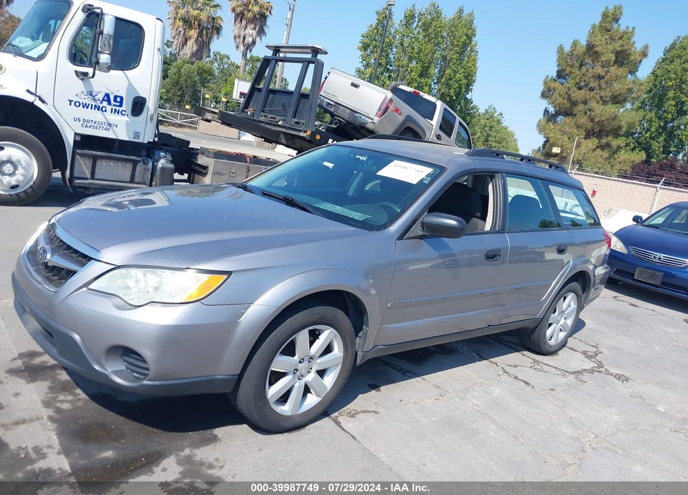 2008 SUBARU OUTBACK VIN: 4S4BP60C287355557