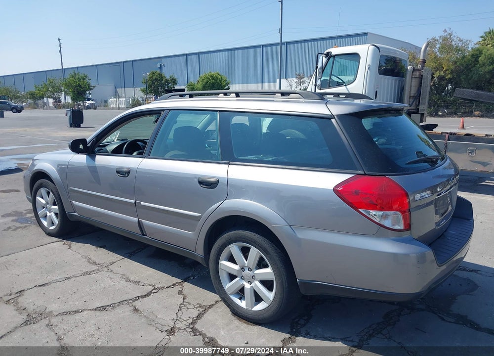 2008 SUBARU OUTBACK VIN: 4S4BP60C287355557