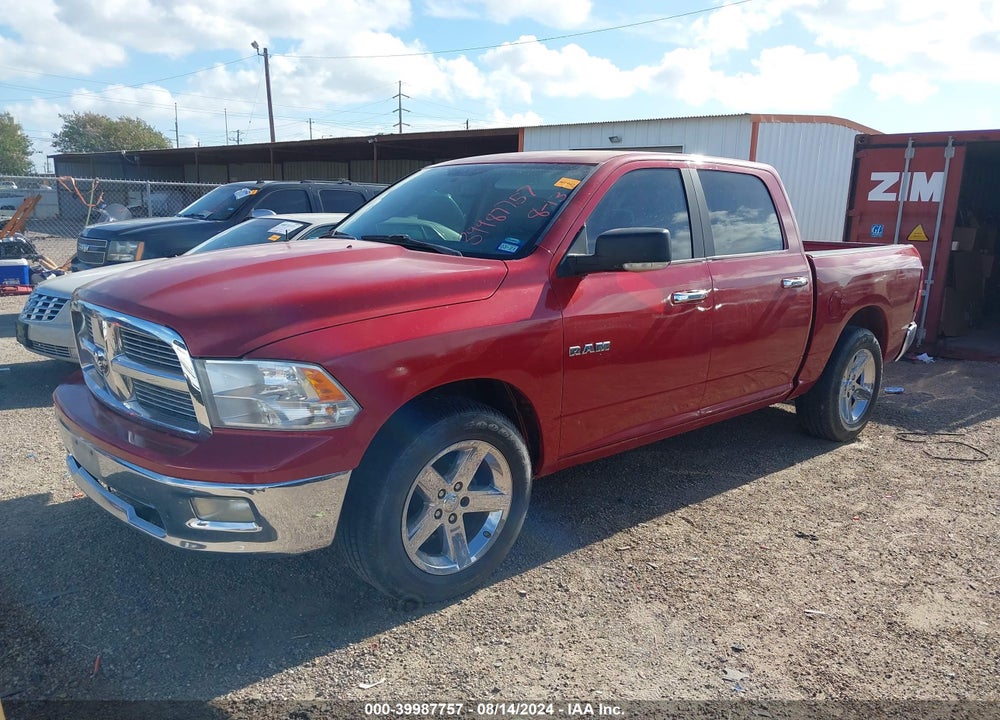 2009 DODGE RAM 1500 SLT/SPORT/TRX VIN: 1D3HB13T59S747739