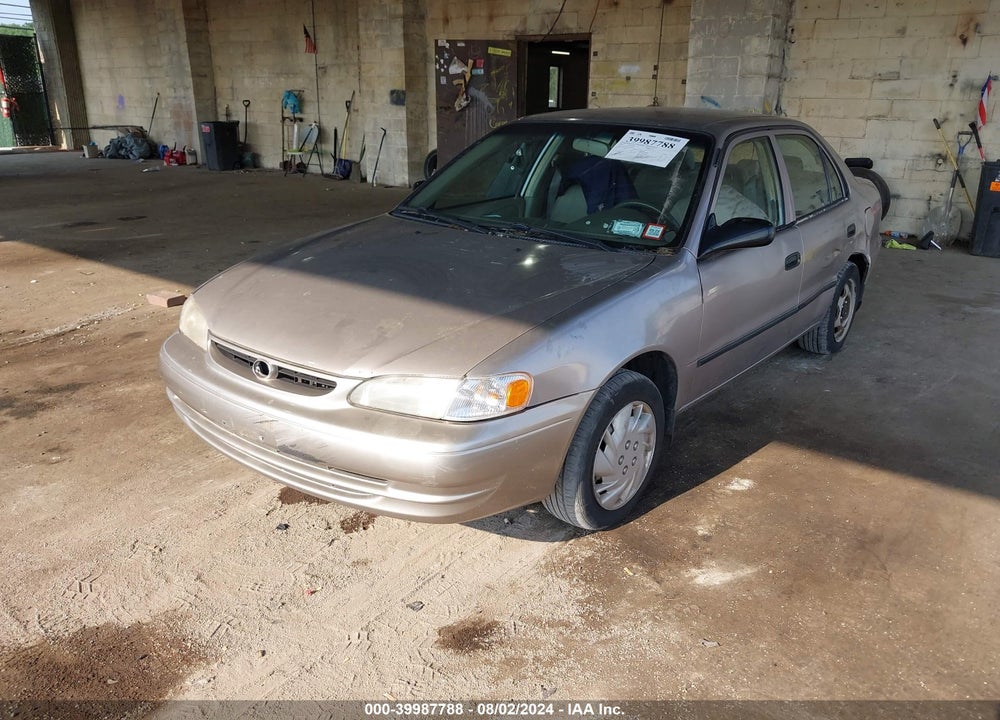 2000 TOYOTA COROLLA VE VIN: 2T1BR12E6YC310846