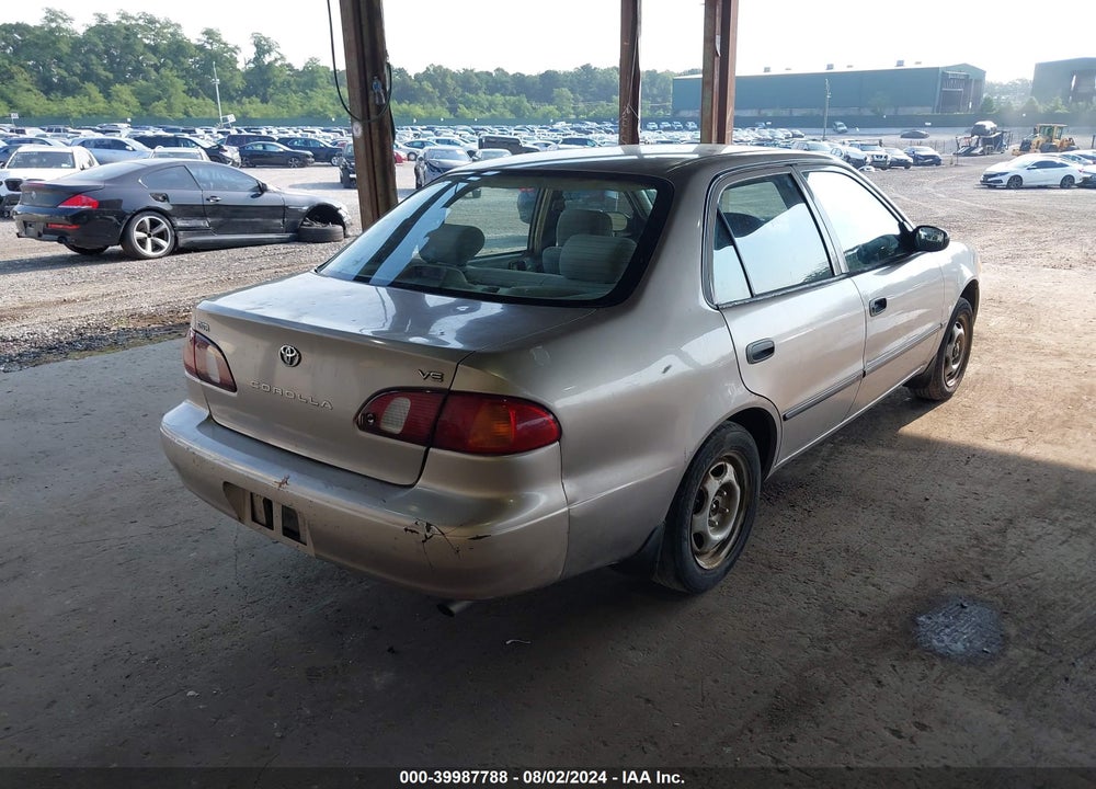 2000 TOYOTA COROLLA VE VIN: 2T1BR12E6YC310846