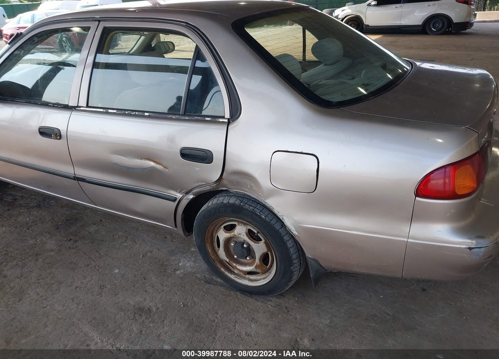2000 TOYOTA COROLLA VE VIN: 2T1BR12E6YC310846