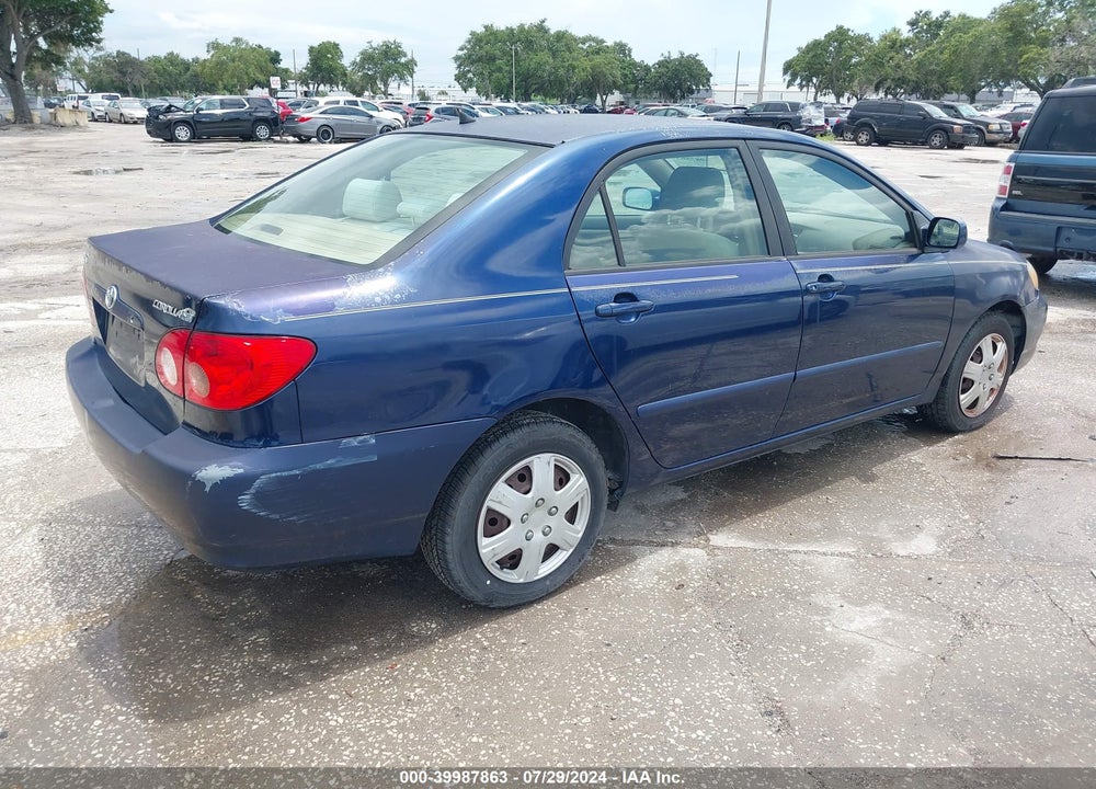 2006 TOYOTA COROLLA LE VIN: JTDBR32E960077645