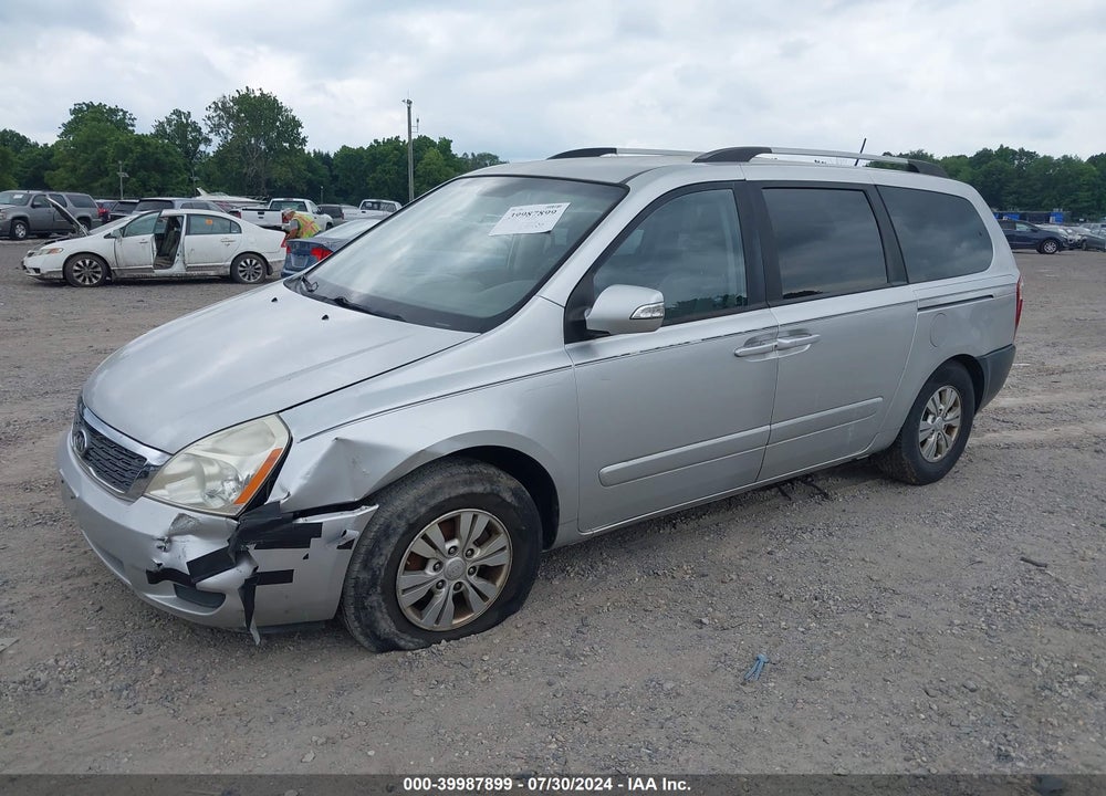 2012 KIA SEDONA LX VIN: KNDMG4C79C6461969