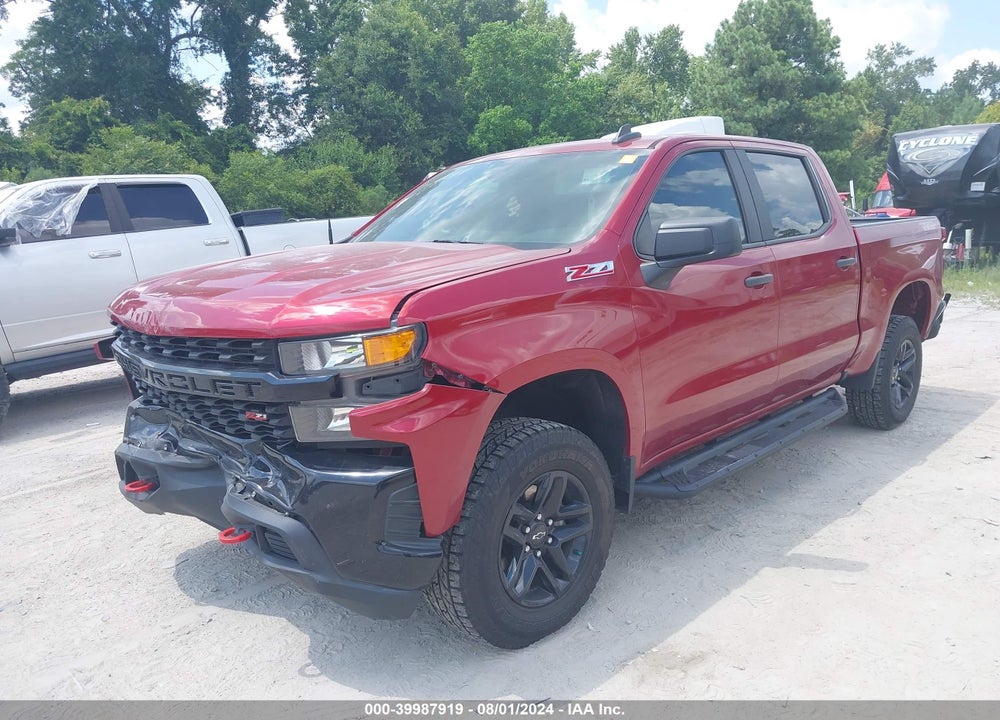 2020 CHEVROLET SILVERADO 1500 4WD SHORT BED CUSTOM TRAIL BOSS VIN: 1GCPYCEF8LZ118626