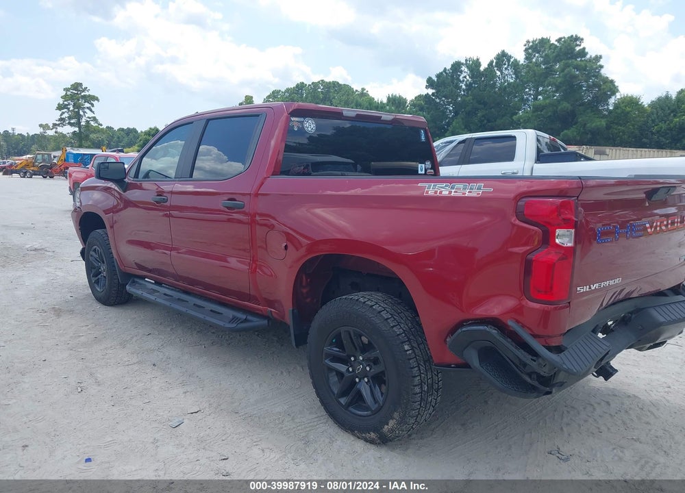 2020 CHEVROLET SILVERADO 1500 4WD SHORT BED CUSTOM TRAIL BOSS VIN: 1GCPYCEF8LZ118626