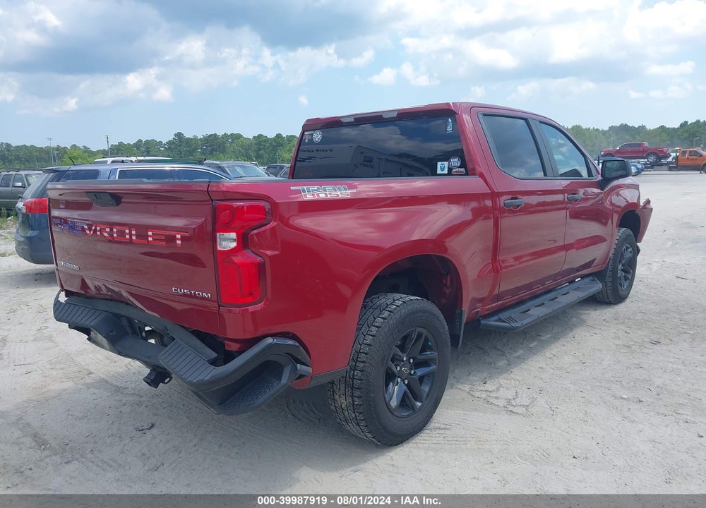 2020 CHEVROLET SILVERADO 1500 4WD SHORT BED CUSTOM TRAIL BOSS VIN: 1GCPYCEF8LZ118626