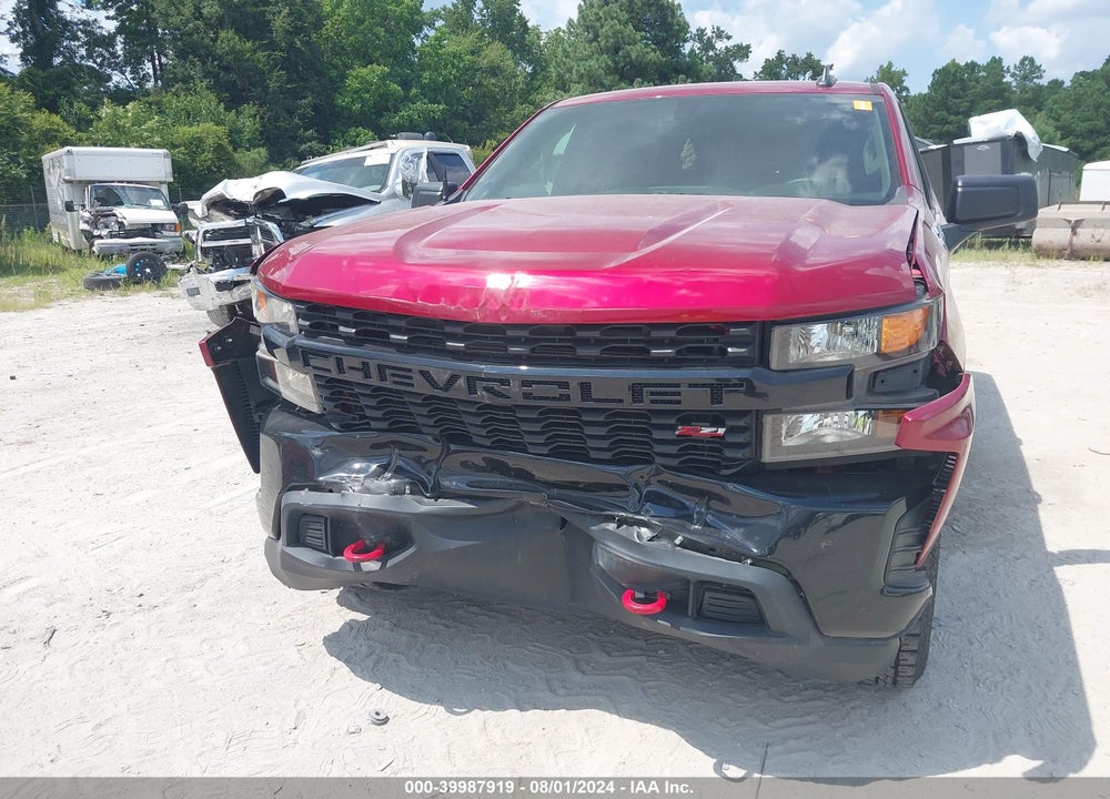 2020 CHEVROLET SILVERADO 1500 4WD SHORT BED CUSTOM TRAIL BOSS VIN: 1GCPYCEF8LZ118626