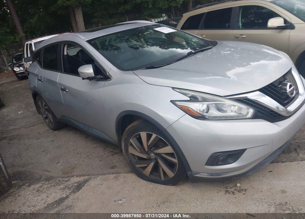 2015 NISSAN MURANO PLATINUM VIN: 5N1AZ2MH4FN217614