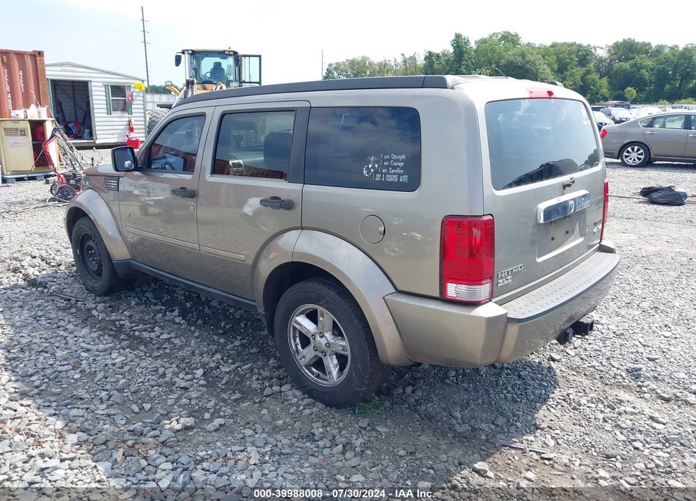 2007 DODGE NITRO SLT/RT VIN: 1D8GU58K17W674785